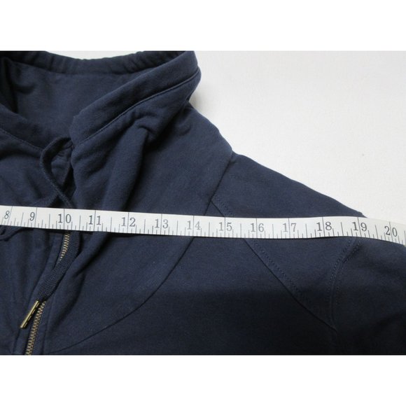 Eddie Bauer turtleneck full zip cinch waist sweatshirt XXL - Picture 11 of 13